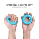Silicone Grip Strength Finger Exercise Rehabilitation Silicone Ring(Orange (50lb))