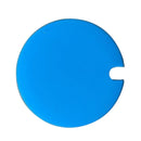 5 PCS Creative Cup Lids Food-grade Silicone Cup Cover Heat-resistant Safe Healthy Lid with Gap(Blue)