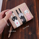 Cartoon Cat Cute Lady Wallet Card Pocket Coin Purse(Royal Blue)