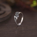 Women Vintage Rose Simple Engagement Ring Jewelry Fashion Jewelry, Ring Size:5
