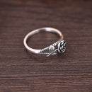 Women Vintage Rose Simple Engagement Ring Jewelry Fashion Jewelry, Ring Size:9