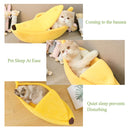 Creative Kennel Banana Shape Cat Litter Winter Warm Pet Nest, Size:S(Green)