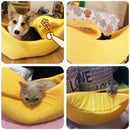 Creative Kennel Banana Shape Cat Litter Winter Warm Pet Nest, Size:M(Pink)
