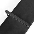 Matte Smooth Tie Clip Clasp(Black)