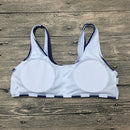 Ladies Sexy High Waist Striped Bikini Suit Swimsuit(M)