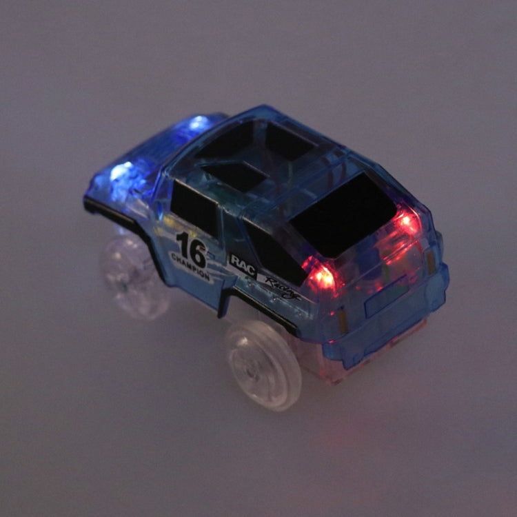 Magic Light-emitting Electric Rail Car Children Toy Car, Random Color Delivery, Style:No.16