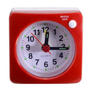 Travel Small Alarm Clock Bedside Mute Alarm Clock with Light & Snooze Function(Red)