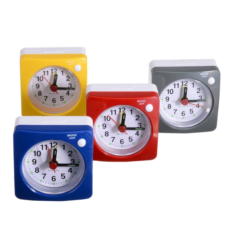 Travel Small Alarm Clock Bedside Mute Alarm Clock with Light & Snooze Function(Blue)
