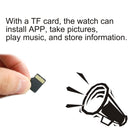 A1 1.54 inch IPS Screen Bluetooth Smart Watch Support Call Music Photography TF Card(WHITE)