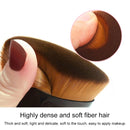 Petal Foundation Brush BB Cream Makeup Brushes Loose Powder Brush Flat Kit Pincel Maquiagem(Black)