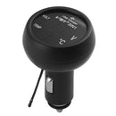 3 In 1 Car USB Charger Car Cigarette Lighter With Voltage Detection Display Multi-function Monitoring Table(Red)
