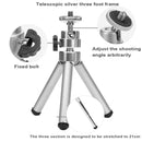 Mini Portable Telescopic Desktop Tripod DSLR Camera Table Tripod Stand Holder For GoPro HERO10 Black / HERO9 Black / HERO8 Black /7 /6 /5 /5 Session /4 Session /4 /3+ /3 /2 /1, DJI Osmo Action, Xiaoyi and Other Action Cameras