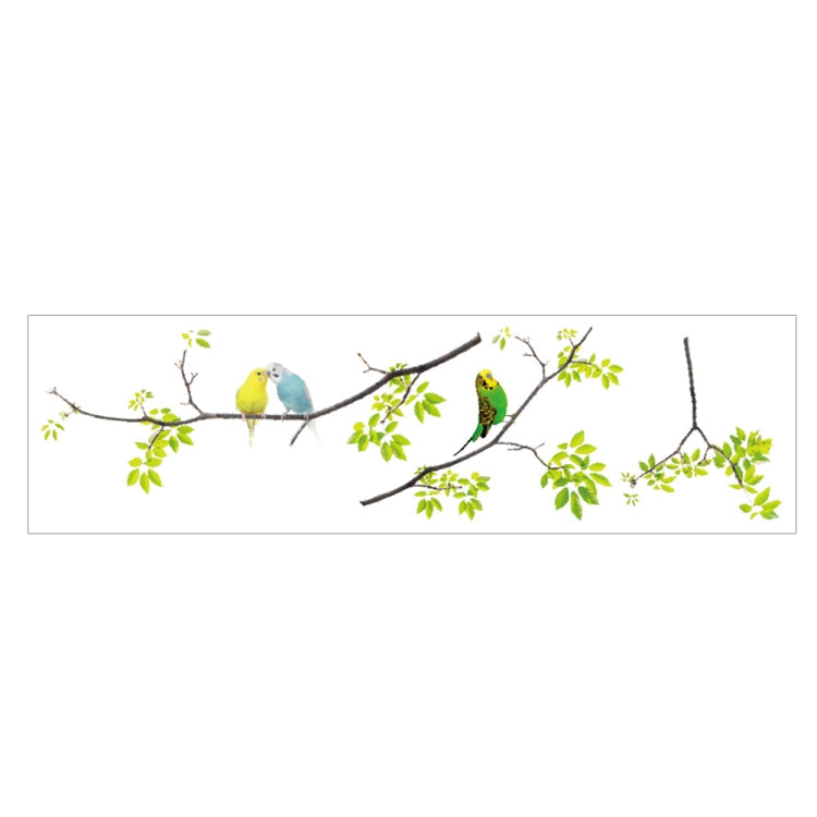 Fresh Branches Birds Wall Sticker Living Room TV Sofa Background Decoration