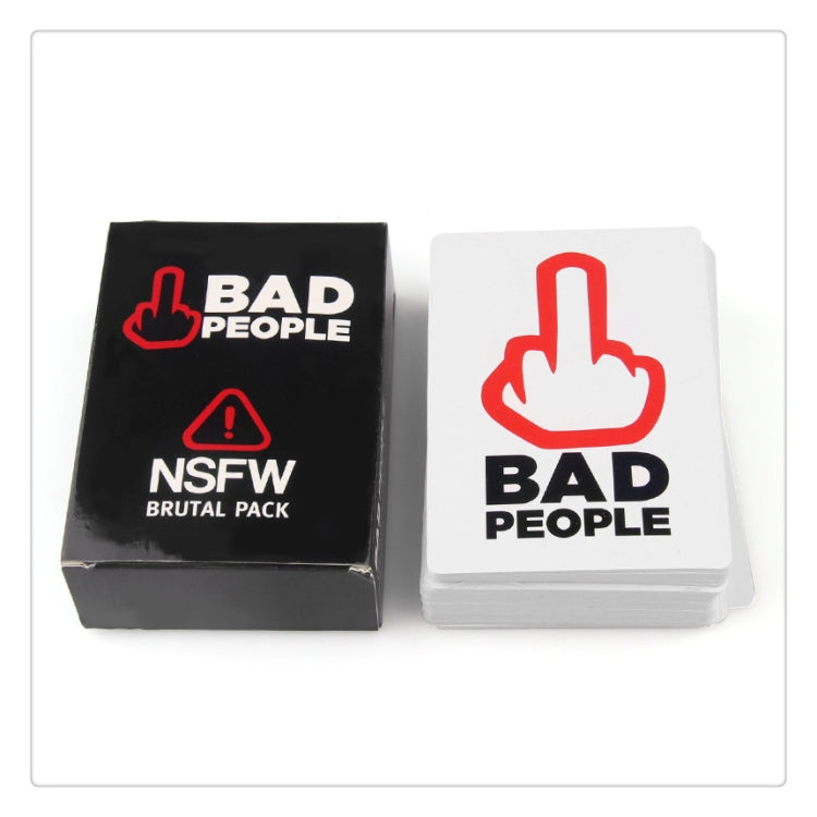 Bad People NSFW Brutal Expansion Pack 80 New Question Cards Party Game Cards