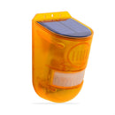 129dB Solar Alarm Light Human Body Induction Alarm Farm Anti-theft Drive Object Sound and Light Alarm Light, Style:N911E English