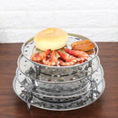 3 PCS Multifunctional Waterproof Shelf Steaming Tray Stainless Steel Steaming Grid Cage Steaming Sheet Steaming Rack, Color:20cm