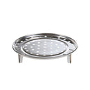 3 PCS Multifunctional Waterproof Shelf Steaming Tray Stainless Steel Steaming Grid Cage Steaming Sheet Steaming Rack, Color:22cm