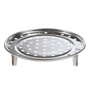 3 PCS Multifunctional Waterproof Shelf Steaming Tray Stainless Steel Steaming Grid Cage Steaming Sheet Steaming Rack, Color:26cm
