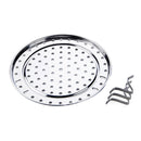 3 PCS Multifunctional Waterproof Shelf Steaming Tray Stainless Steel Steaming Grid Cage Steaming Sheet Steaming Rack, Color:26cm