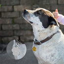 10 PCS Enamel Cat Dog Bear Paw Prints Key Chain Jewelry Making(Orange)