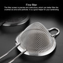 2 PCS Stainless Steel Filter Sieve Soy Milk Juice Filter Spoon Kitchen Utensils Mirror Light