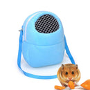 Pet Bag Small Pet Hamster Carrier Pure Color Leash Travel Bag, Size:S(Sky Blue)