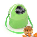 Pet Bag Small Pet Hamster Carrier Pure Color Leash Travel Bag, Size:S(Green)