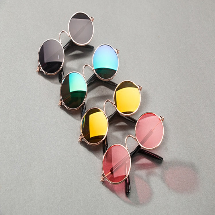 Multicolored Eye-wear Pet Cat Dog Fashion Sunglasses UV Sun Glasses Eye Protection(Red)