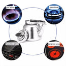 Stainless Steel Whistle Kettle for Induction Cooker Home Classical Piano Sound Singing Pot without Magnetic Heat, Capacity:1L