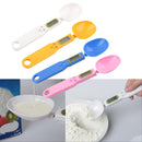 Digital LCD Kitchen Food Weight Measurement Professional Electronic Scale Spoon Scale(White)
