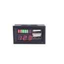 DL-USB-02 Car 12V Battery Voltage Power Display Meter Head Integrated Dual USB Output 5V2A Voltage Conversion