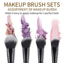 Zoreya Brand Soft Synthetic Bristles Makeup Brush Set Eye Make Up Tools Cruelty Free Black Blending Crease Foundation Brushes