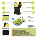 Neoprene Sweat Sauna Hot Body Shapers Vest Waist Trainer Vest Shapewear Weight Loss Waist Shaper Corset, Size: XXXL(Black)
