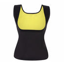 Neoprene Sweat Sauna Hot Body Shapers Vest Waist Trainer Vest Shapewear Weight Loss Waist Shaper Corset, Size:S(Black)