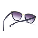 Fashion Cat Eye Vintage Gradient Glasses UV400 Sunglasses for Ladies(Black)