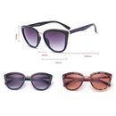 Fashion Cat Eye Vintage Gradient Glasses UV400 Sunglasses for Ladies(Black)