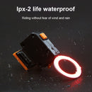 Multi Lighting Modes Bicycle Light USB Charge Led Bike Light Flash Tail Lights for Mountains Bike Seatpost(Heart)