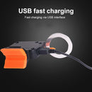 Multi Lighting Modes Bicycle Light USB Charge Led Bike Light Flash Tail Lights for Mountains Bike Seatpost(Heart)