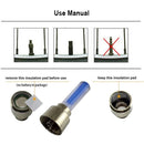 10 PCS LED Bicycle Lights Wheel Tire Valve Caps Bike Accessories Cycling Lantern Spokes Lamp(Yellow)