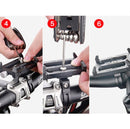 GUB Bicycle Aluminum Alloy Mobile Phone Bracket Navigation Bracket Motorcycle Mobile Phone Holder(Red)