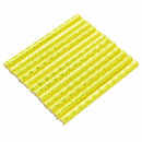 2 Bags Bicycle Mountain Bike Riding Wheel Rim Spoke Mount Clip Tube Warning Light Strip Outdoor Reflector(Yellow)
