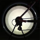 2 Bags Bicycle Mountain Bike Riding Wheel Rim Spoke Mount Clip Tube Warning Light Strip Outdoor Reflector(Silver)