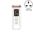 T74 Home Portable IPL Photon Skin Rejuvenation Freezing Point Whole Body Hair Removal Device, Specification:UK Plug(White)