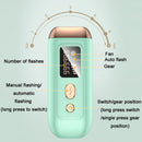 T74 Home Portable IPL Photon Skin Rejuvenation Freezing Point Whole Body Hair Removal Device, Specification:UK Plug(White)