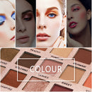 3 PCS 18 Color Shimmer Glitter Eye Shadow Powder Matt Eyeshadow Cosmetic Makeup(M18 color eyeshadow rose gold plate)