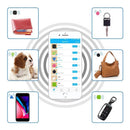 Pet Child Wallet Alarm Key Finder Mini Tag Smart Tracker Bluetooth GPS Locator Alarm Auto Car Pets Kids Motorcycle Trackers(Blue)
