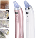 Face Pore Cleaner Blackhead Remover Vacuum Comedo Suction Diamond Dermabrasion Facial Cleaning Beauty Machine(White)