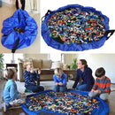 Portable Kids Toy Storage Bag Fashion Practical Drawstring Pouch, Size:150cm(Blue)