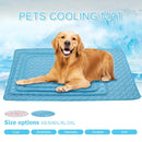 SFB104 Summer Cooling Mats Blanket Ice Pet Dog Cat Bed Mats, Size:50x40cm(Blue)