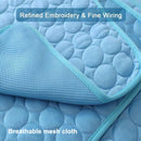 SFB104 Summer Cooling Mats Blanket Ice Pet Dog Cat Bed Mats, Size:50x40cm(Blue)